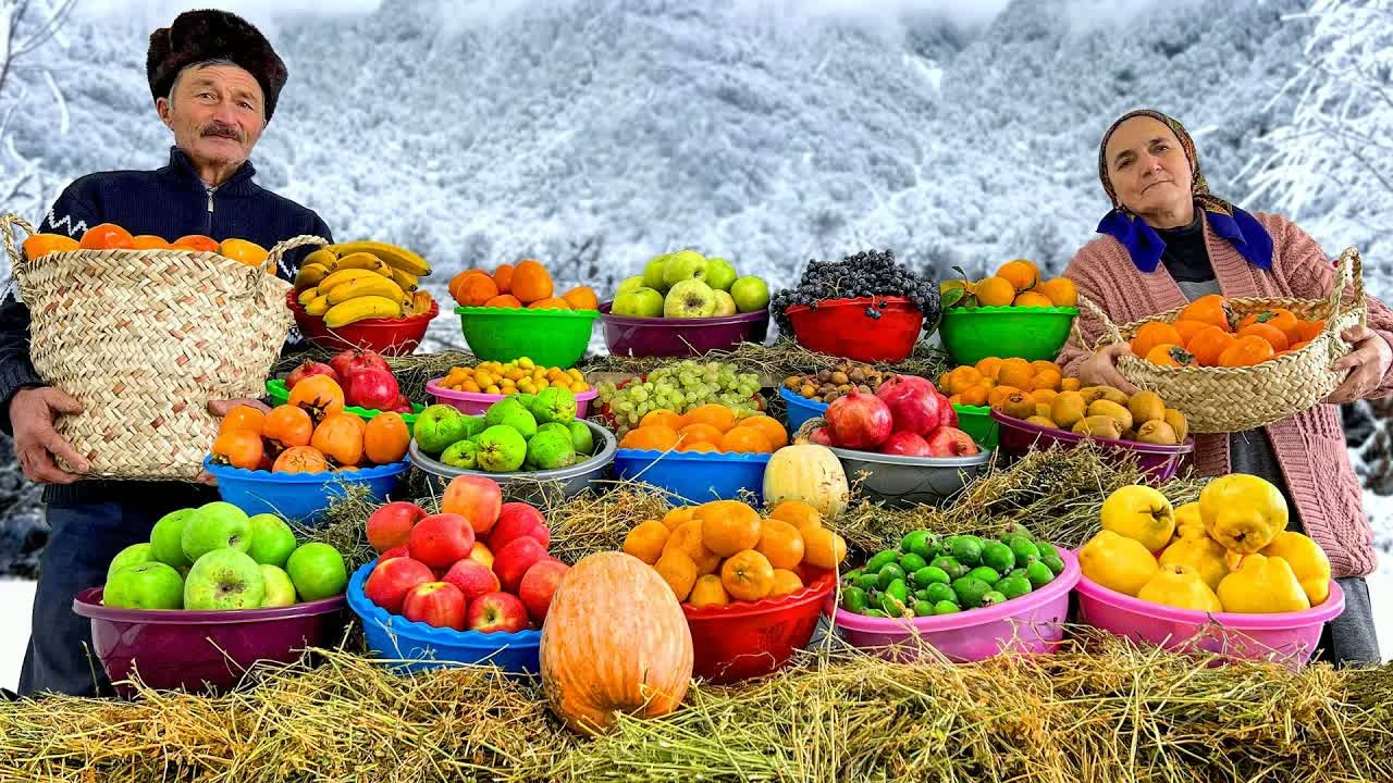 We strengthen our health with healthy fruits - winter life in the ...