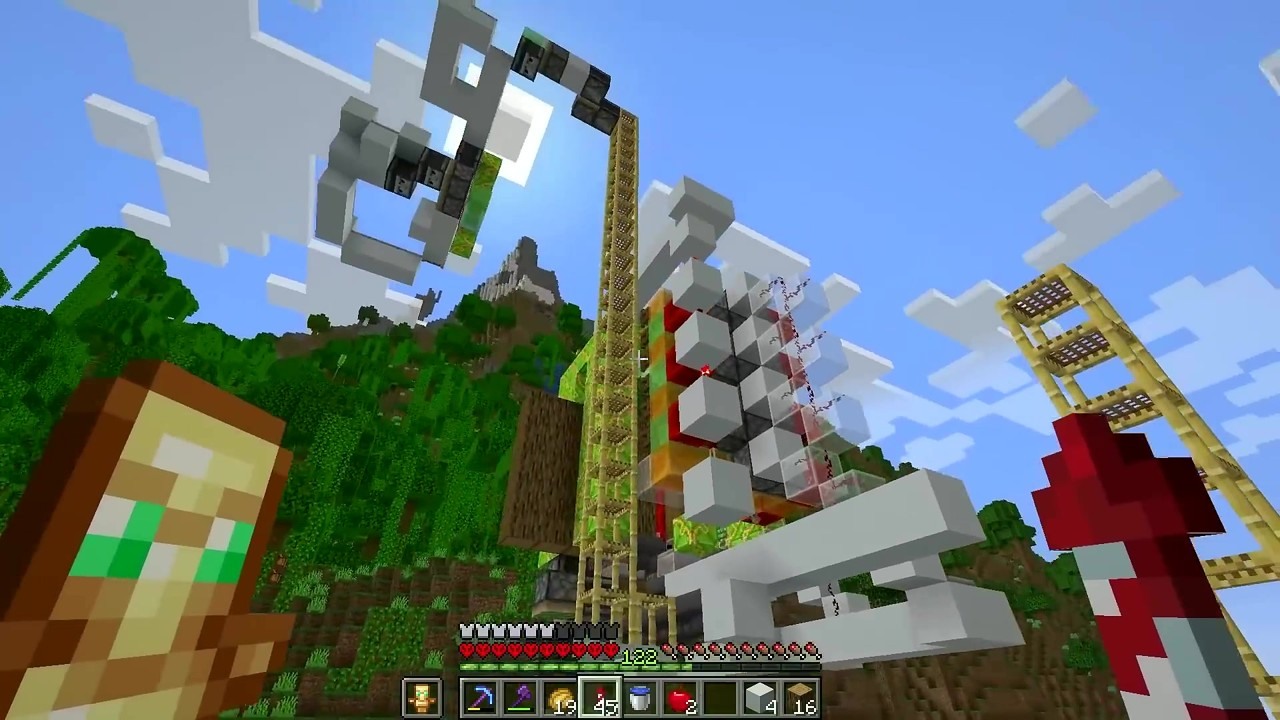 aCookieGod builds an automated wood factory in Minecraft hardcore mode