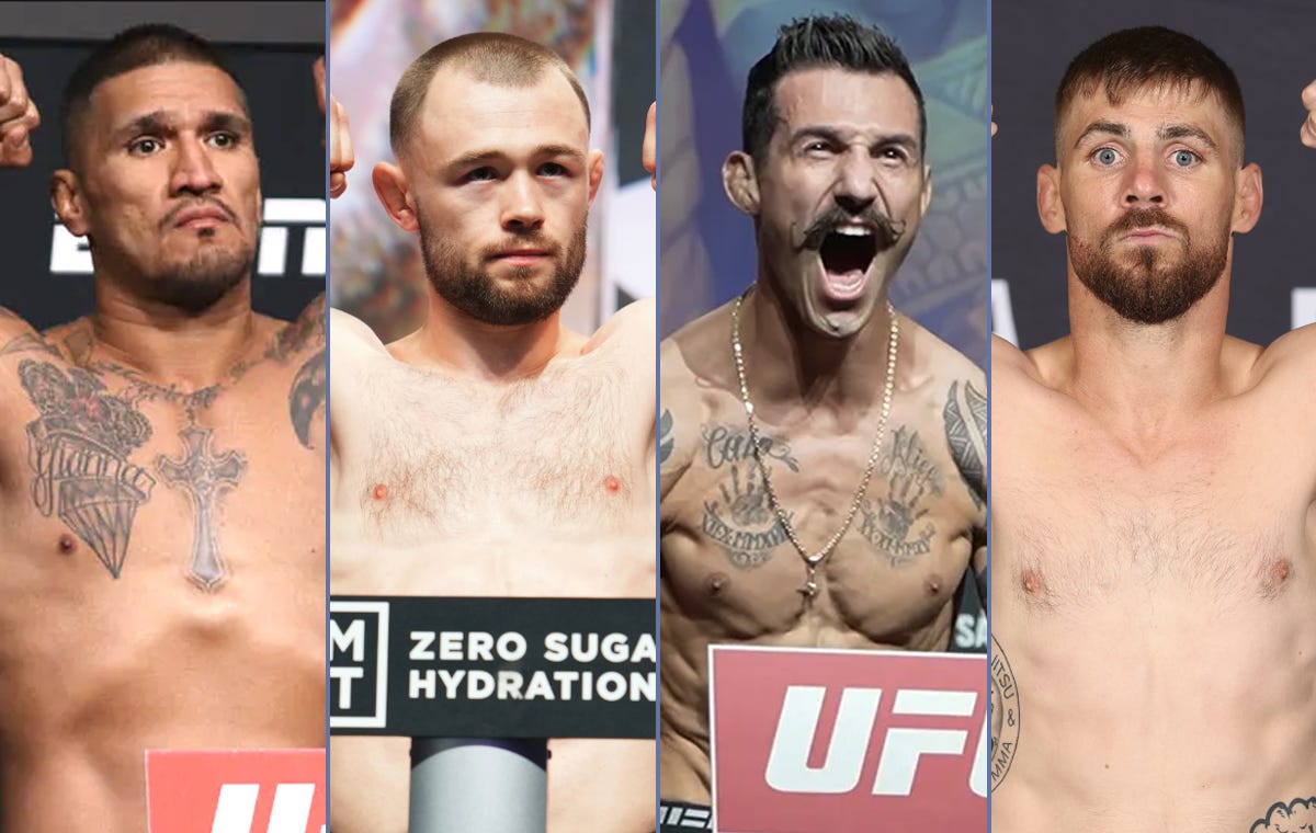 UFC veterans in combat sports action Oct. 23-25