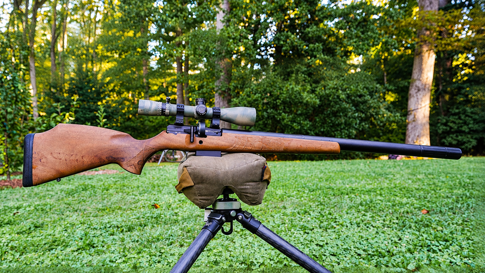 This air rifle shoots half-inch groups at 50 yards - then it goes ...