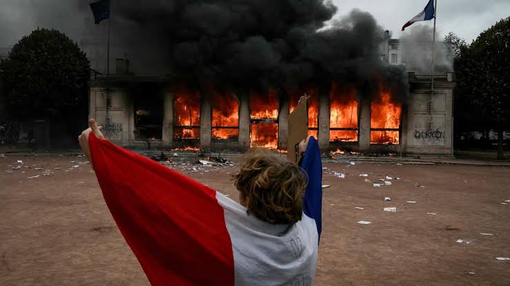 France's riots could strengthen Marine Le Pen - her law and order ...