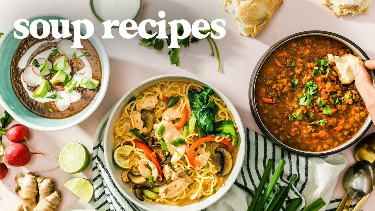 Three homemade soups that make cold winter dinners easier