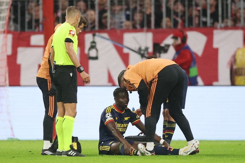 Bukayo Saka injury timeline as Arsenal legend reveals guaranteed time ...