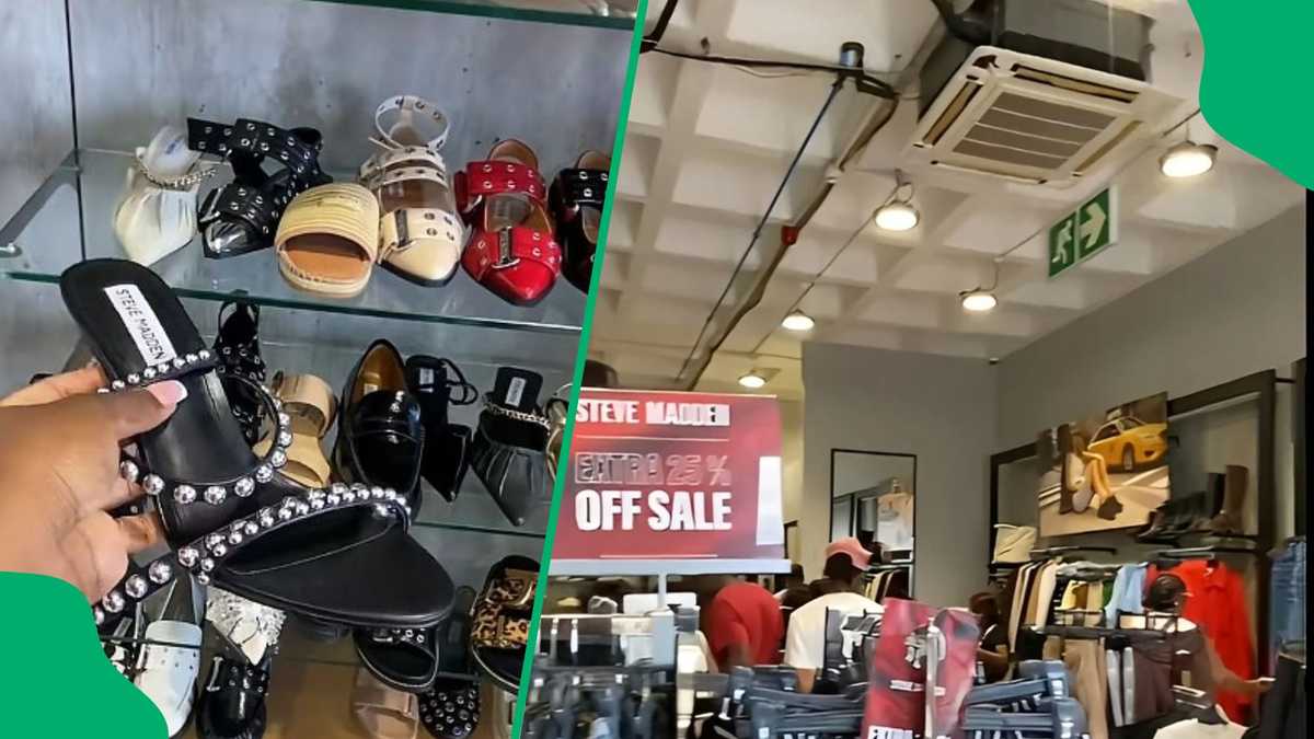 South African TikToker finds Steve Madden outlet with extra bargains