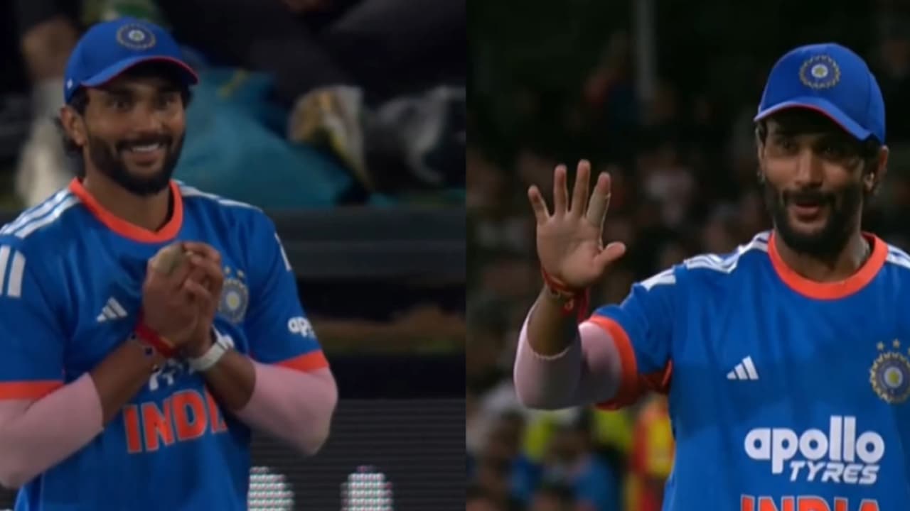 NZ vs IND, 1st T20I: Nitish Kumar Reddy's premature celebration ...