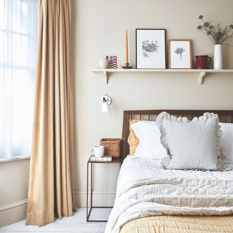 'Curtain-stacking' is the simple trick experts recommend for making a ...