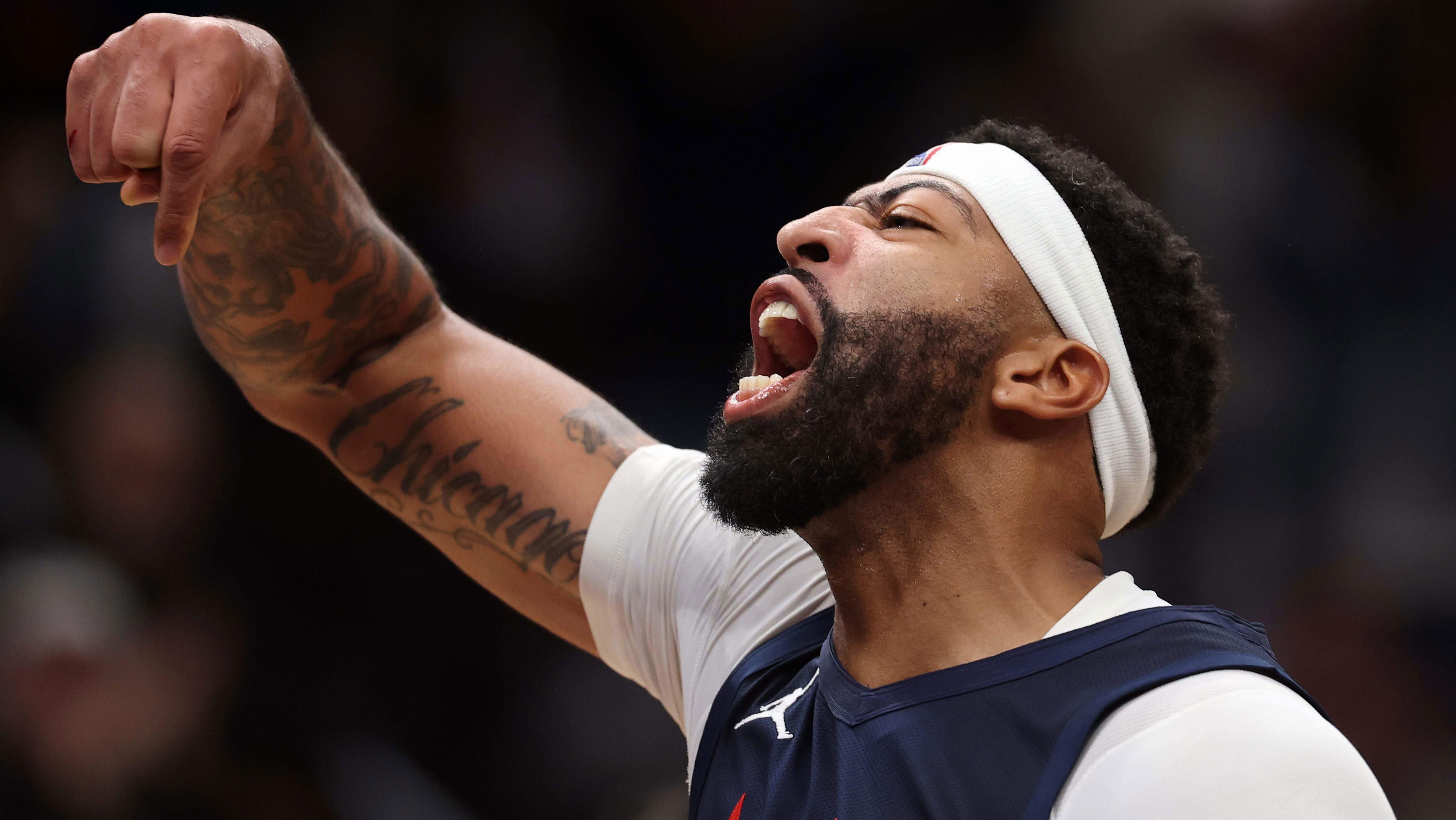 Anthony Davis reacts to successful Wizards debut