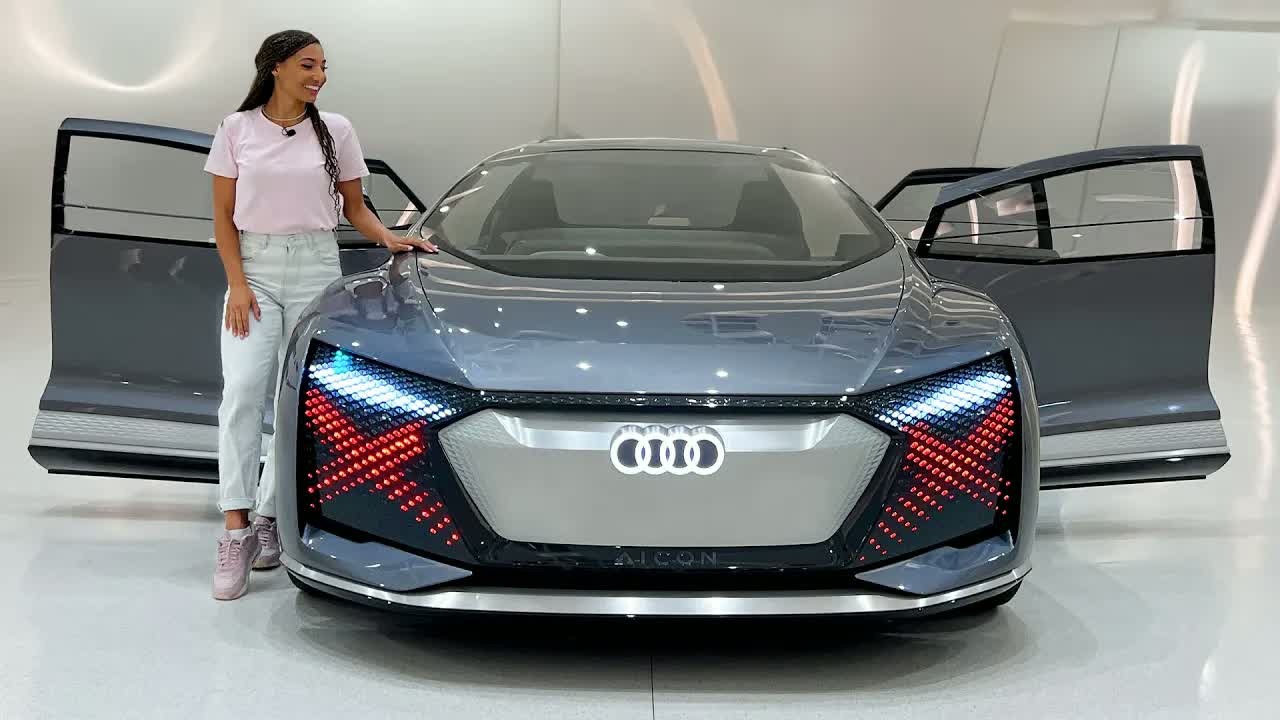 Audi presents a vision of AI-powered driverless travel