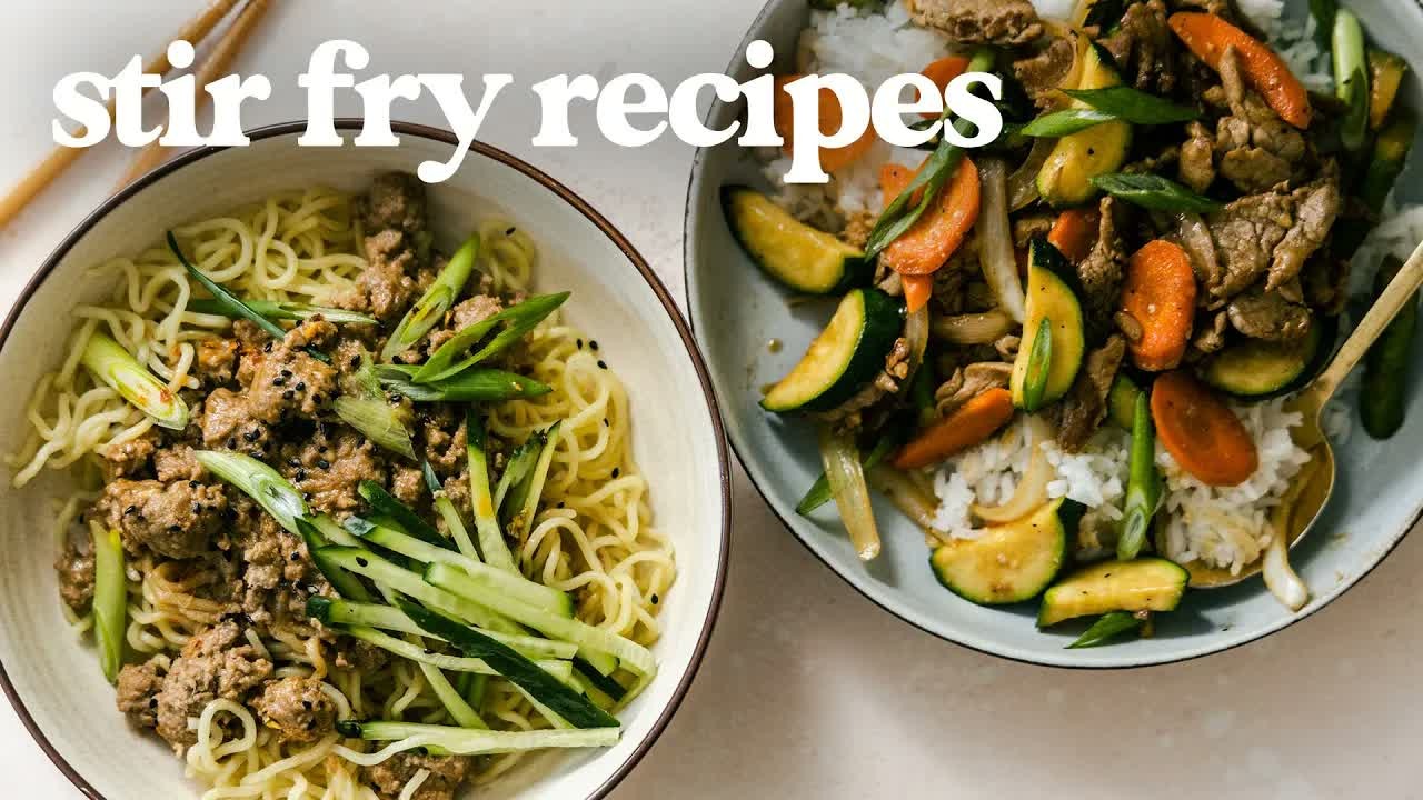 Two pork recipes with different sauces - both ready in under 30 minutes