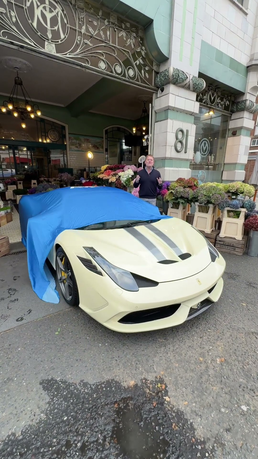 Rare Ferrari 458 Speciale showcased at Michelin House