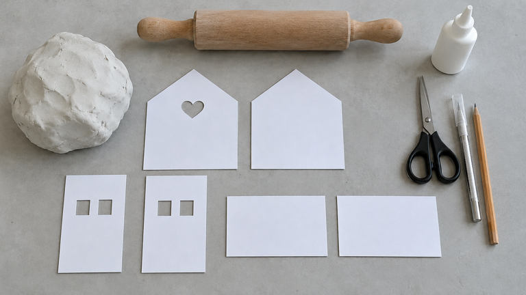 How to make a cute little clay house
