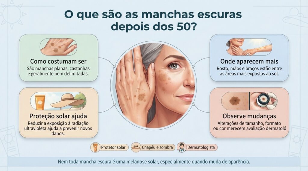 Entenda o que são as manchas escuras que aparecem nas mãos e no rosto ...