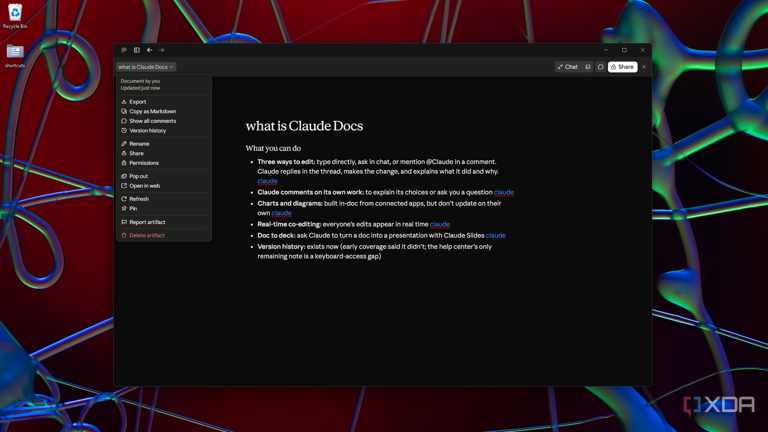 Claude's new rich text editor replaced Google Docs for me, and it ...
