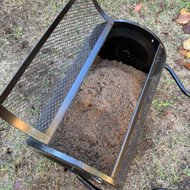 I just found the easiest way to spread topsoil on a lawn – it’s a ...