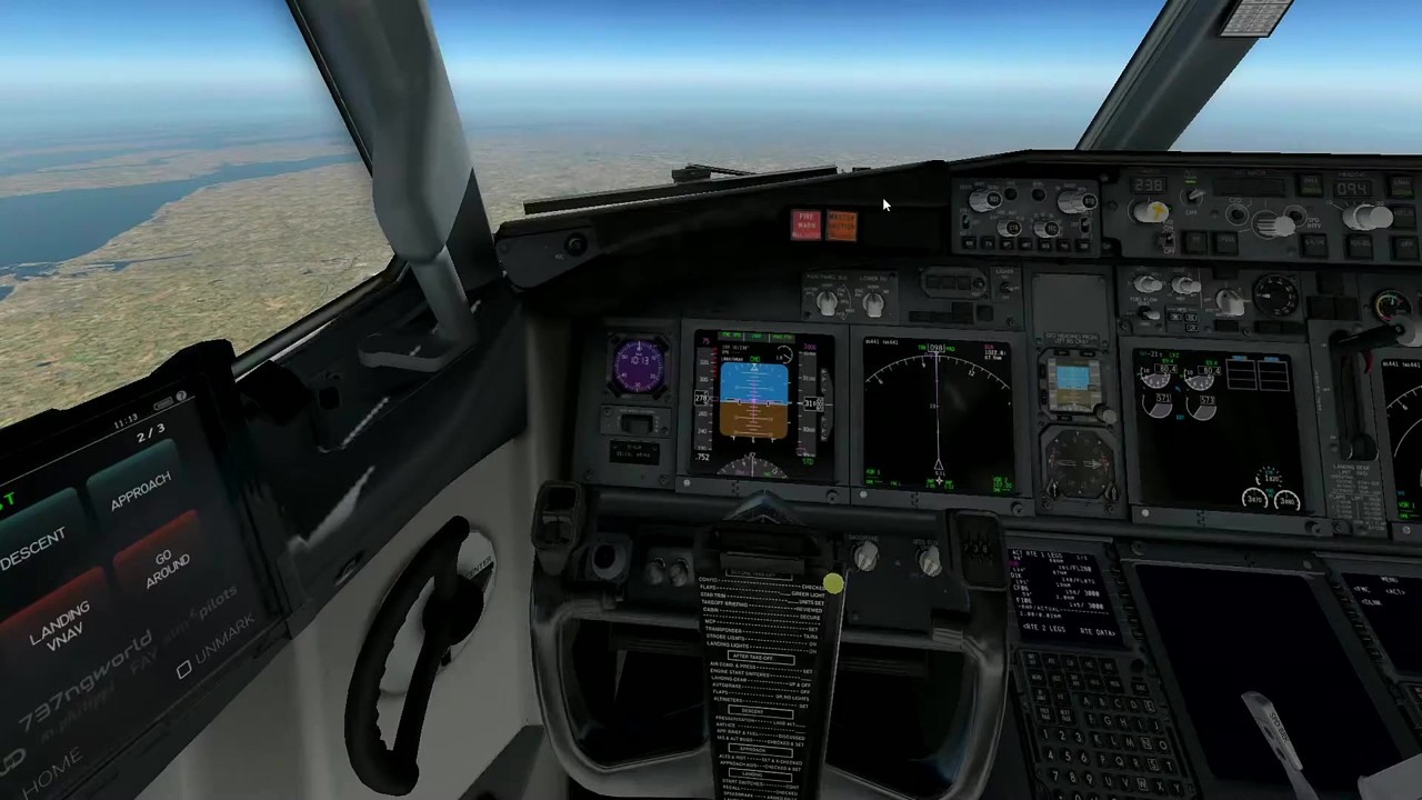 X-Plane 11 simulates a Ryanair Boeing 737-800 from Luton to Luxembourg ...
