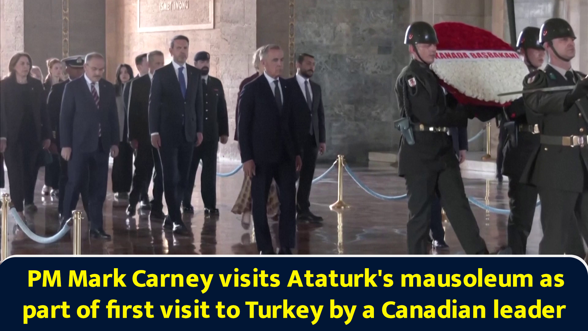 PM Mark Carney visits Ataturk's mausoleum as part of first visit to ...
