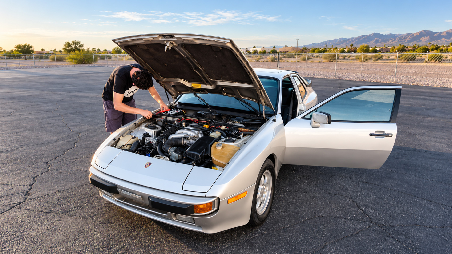 Fixing a broken Porsche 944 with almost no budget