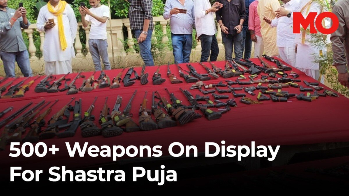 Raja Bhaiya displays 500+ weapons for Dussehra Shastra Puja, questions ...