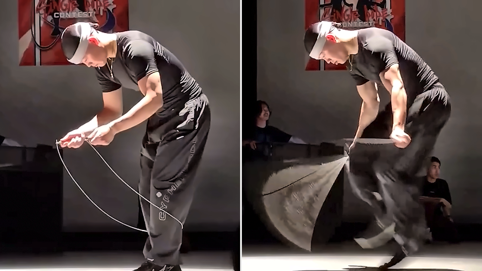 This guy took jump rope skills to another level - and every move was ...
