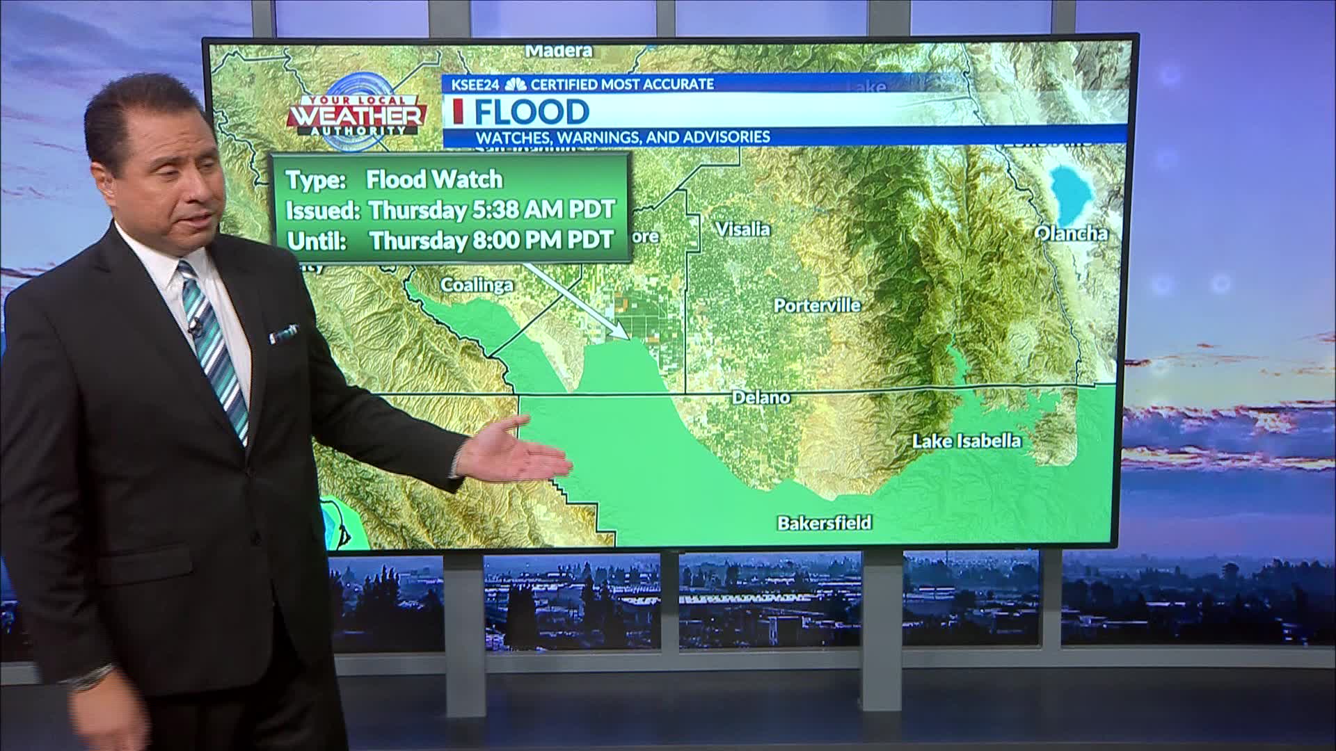 Thursday South Valley forecast