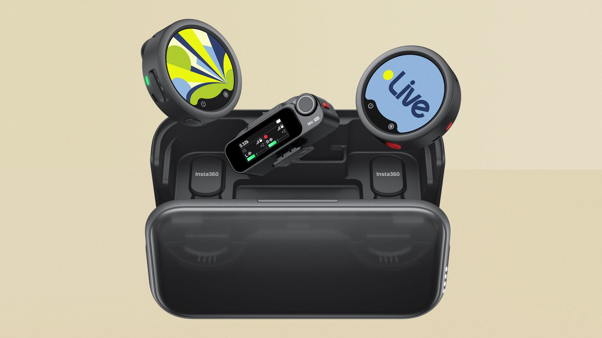 Insta360's new wireless mic looks like a tiny smartwatch, but its ...