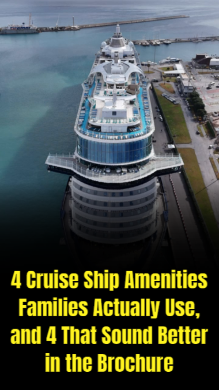 4 cruise ship amenities families actually use, and 4 that sound better ...