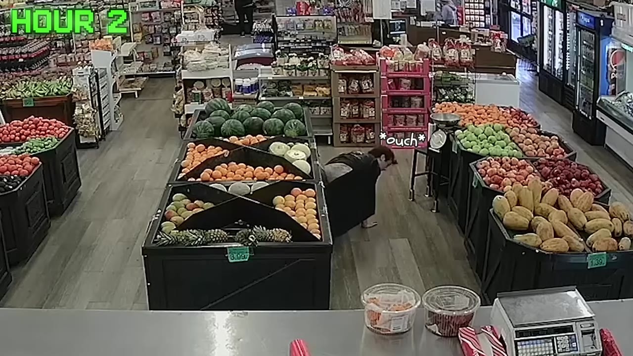 Man built a hidden room inside grocery store produce bins
