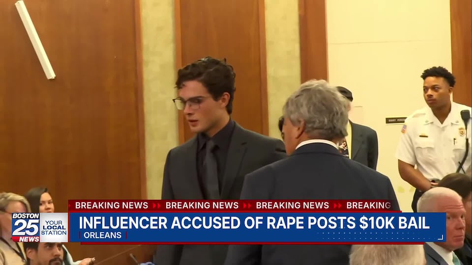 Social media influencer pleads not guilty to rape allegation on Cape Cod