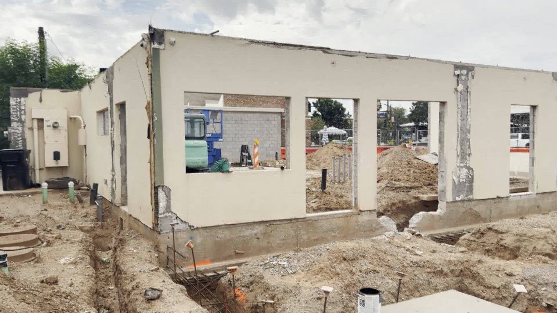 Construction is underway on OHSO.’s duckpin bowling concept in Gilbert