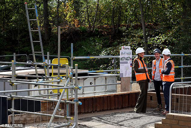 Kate swaps her tiara for a hard hat for a special visit