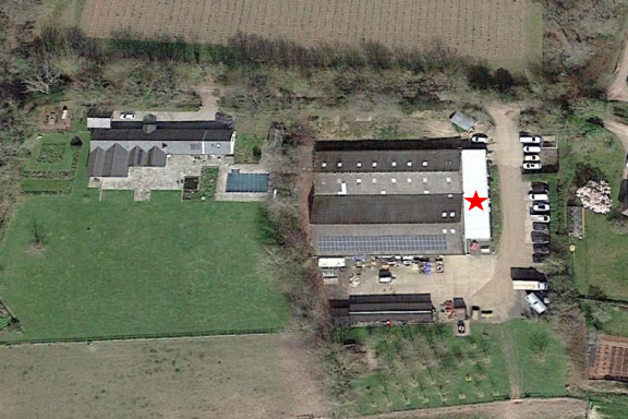 Retrospective application for offices and parking at West Sussex farm