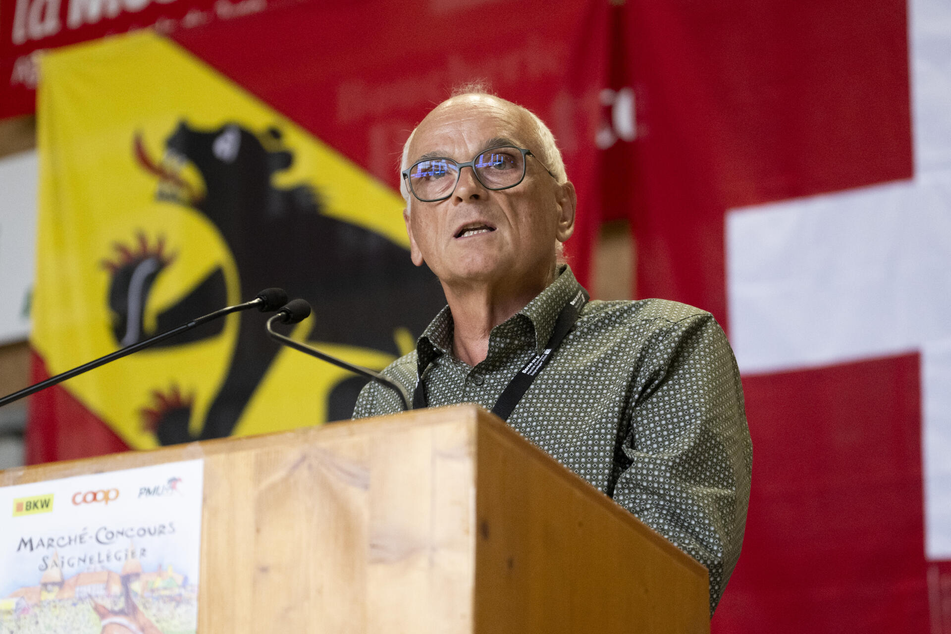 Le président du Conseil exécutif bernois, Pierre Alain Schnegg, se ...