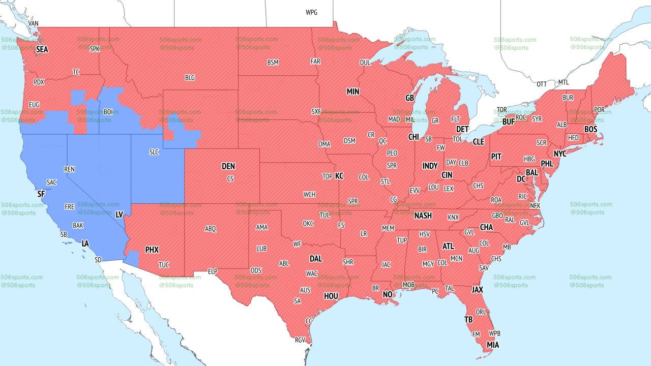 Will Rams-Raiders be on in my area? Week 7 broadcast map, TV channel