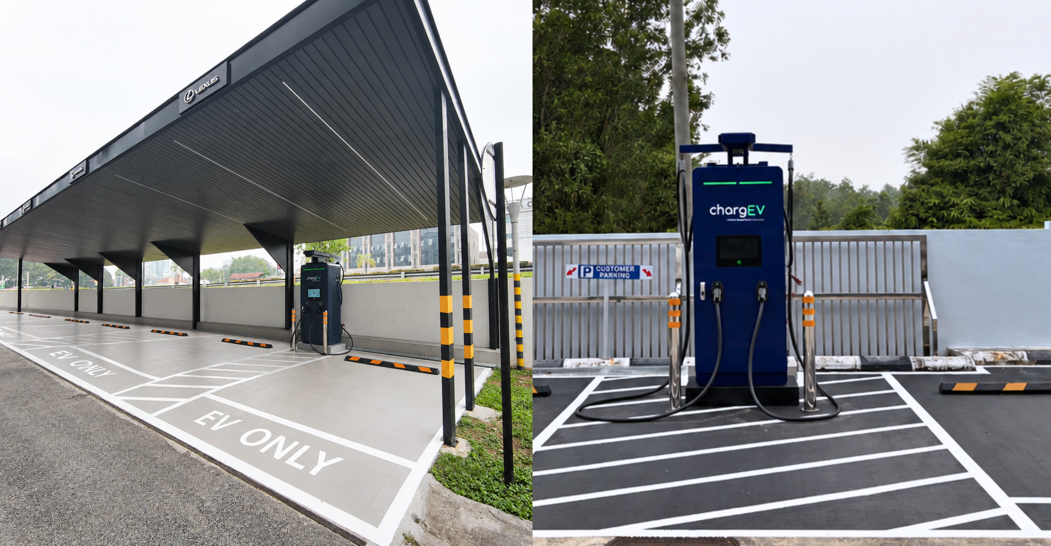 ChargEV turns on 60kW DC chargers at Lexus Subang Jaya and Toyota ...