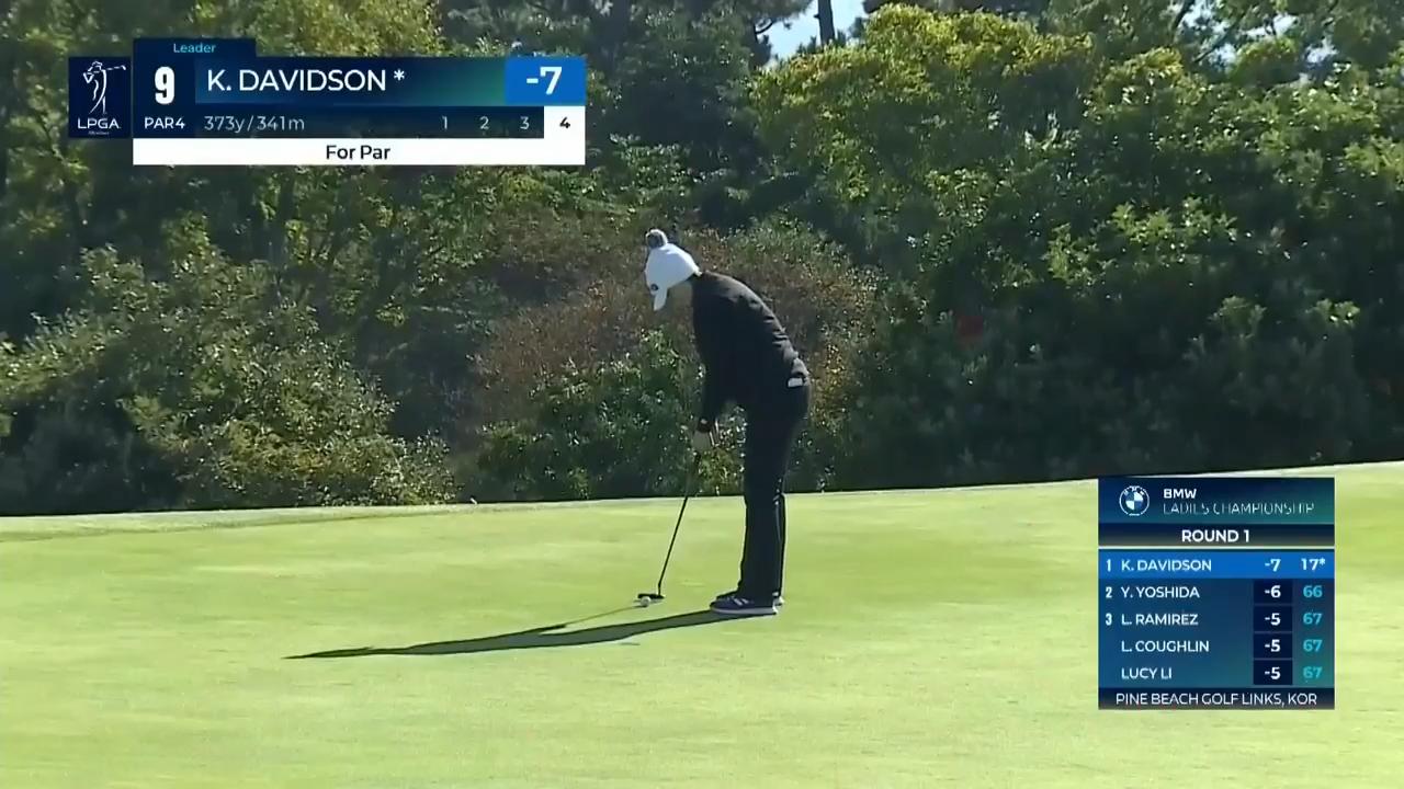 Karis Davidson and Yuri Yoshida share one-shot lead after 1st round of ...
