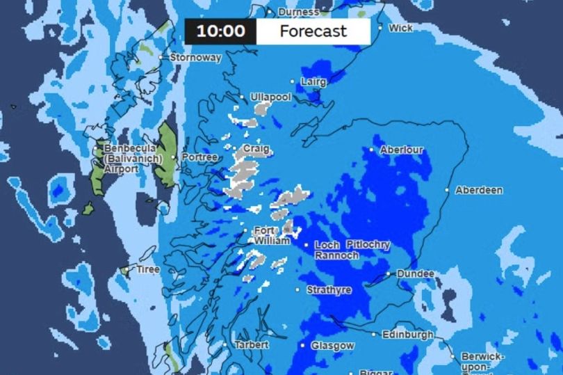 New weather maps reveal six counties to face snow on Friday - full list ...