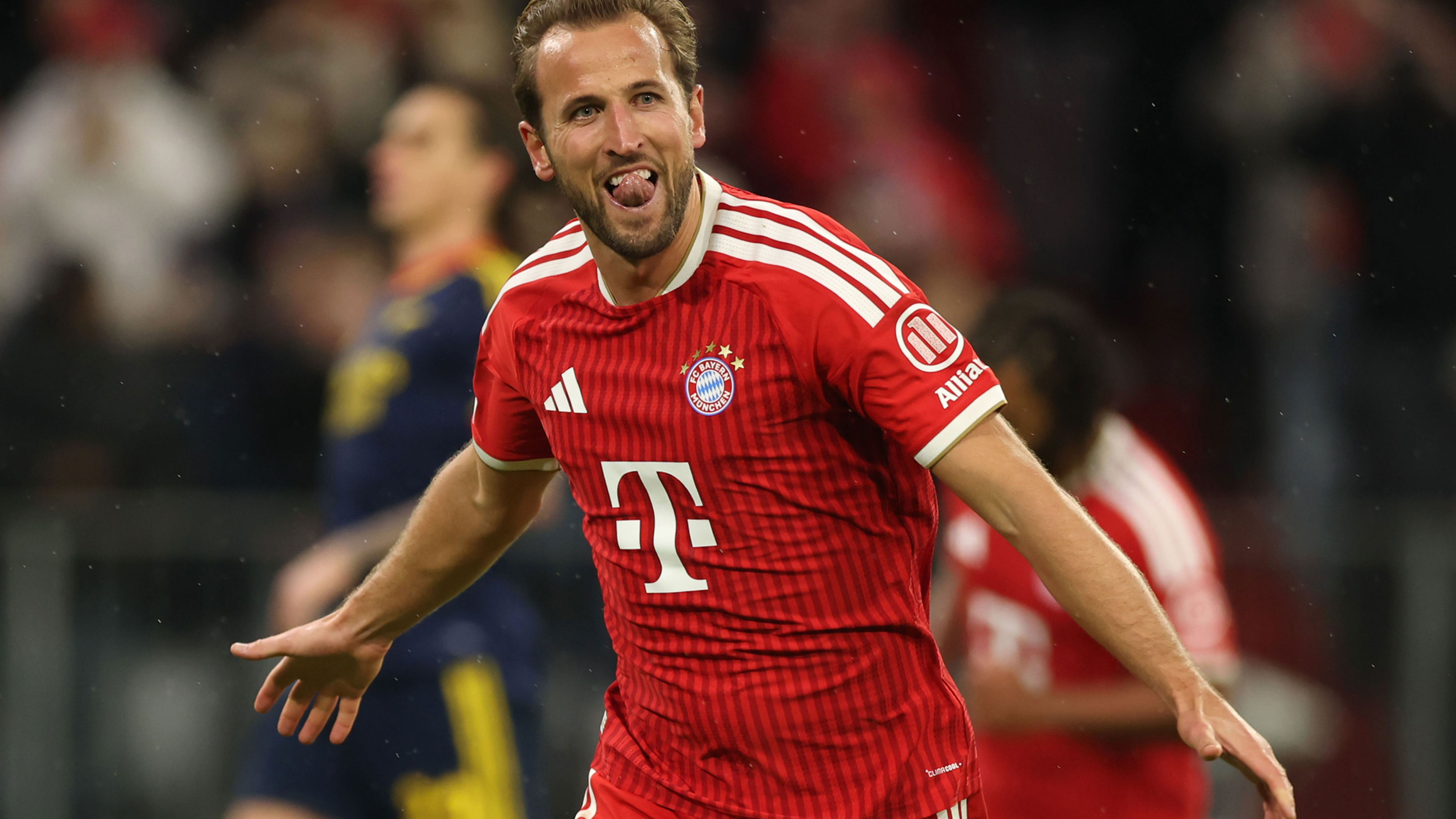 With a goal kick: Kane the star of a historic event in Europe