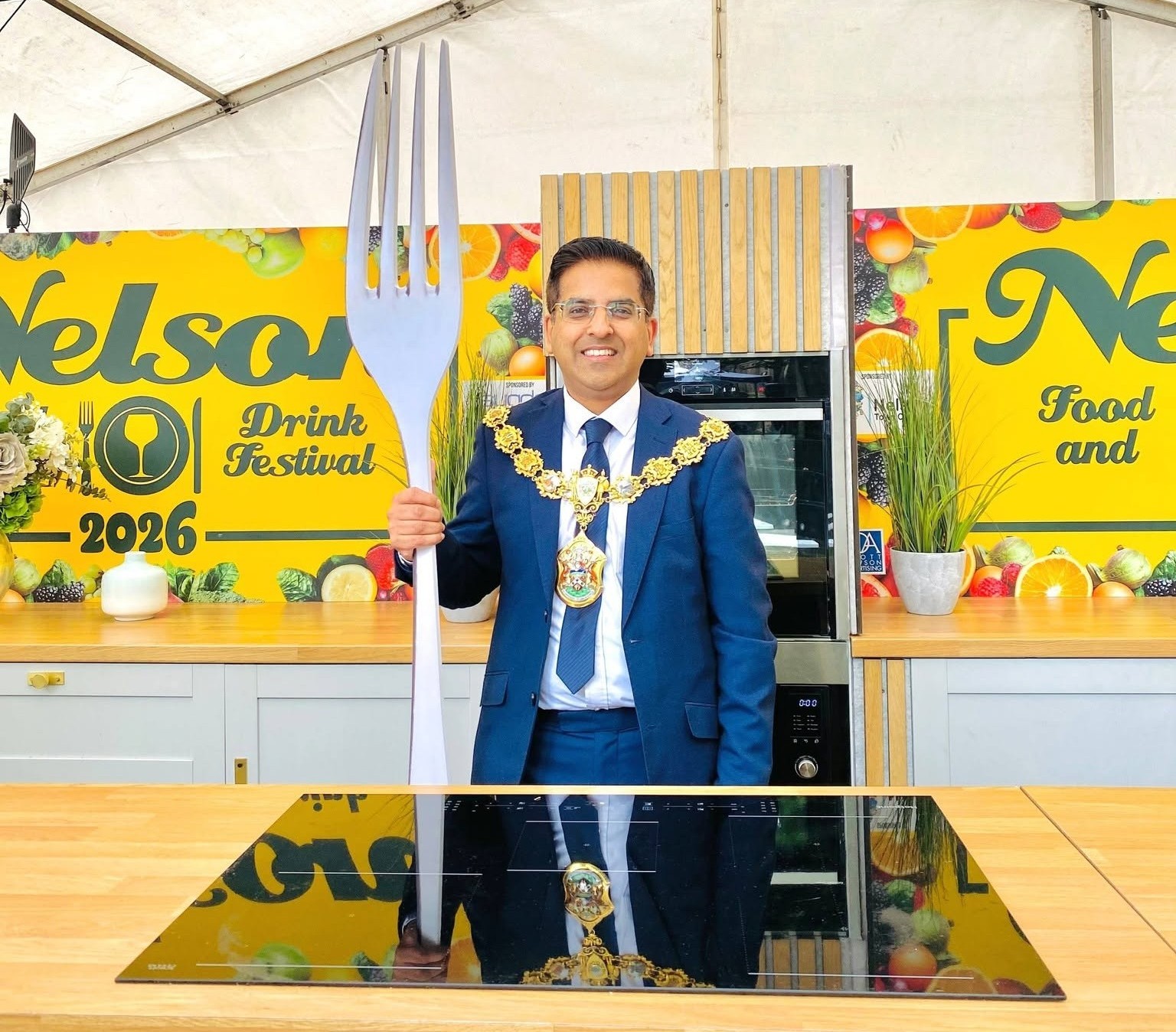 Mayor of Pendle Nadeem Ahmed marks five months in office with charity ...