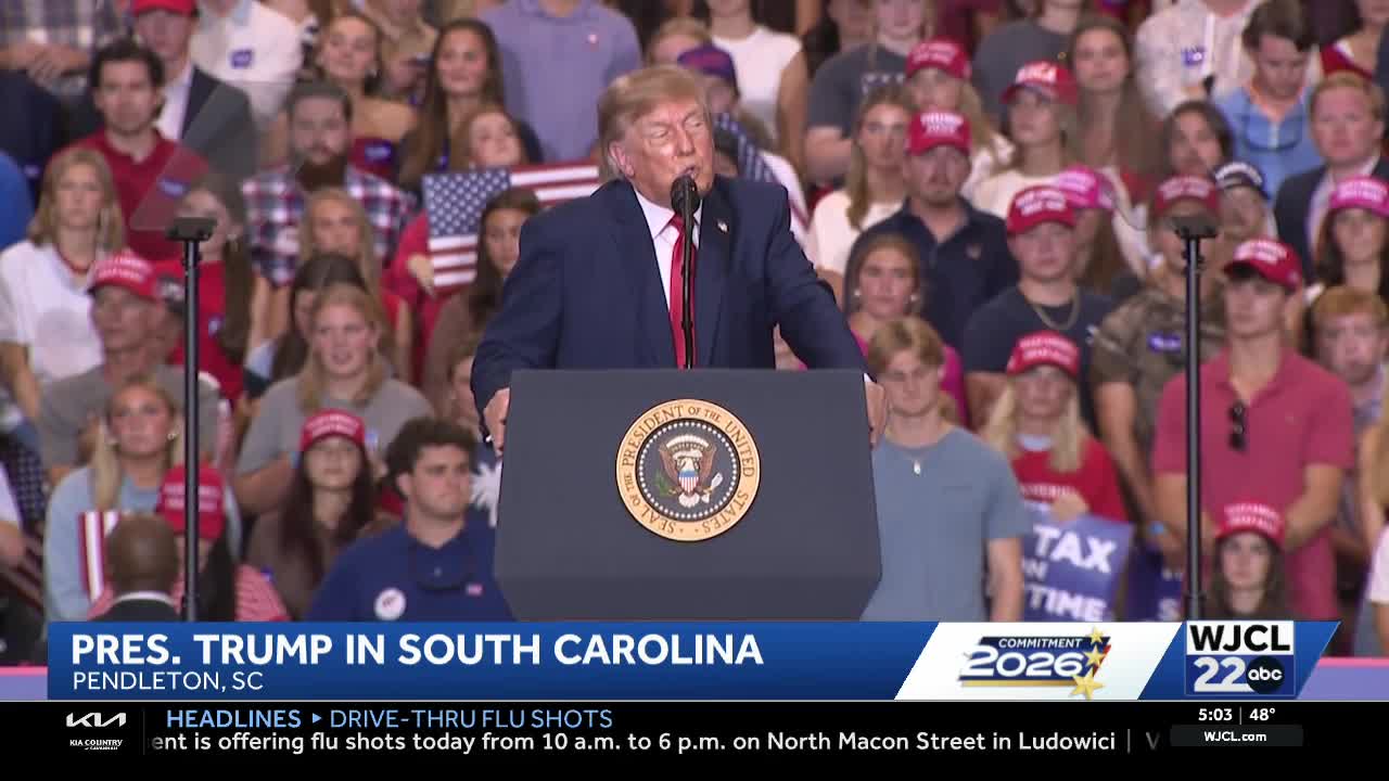 Trump rally in South Carolina leads to protests, punches