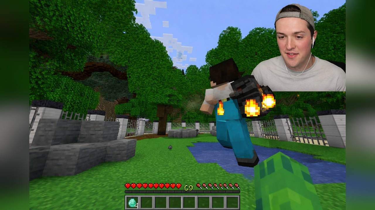 BeckBroJack builds a Minecraft zoo for MrBeast, PrestonPlayz and Craftee