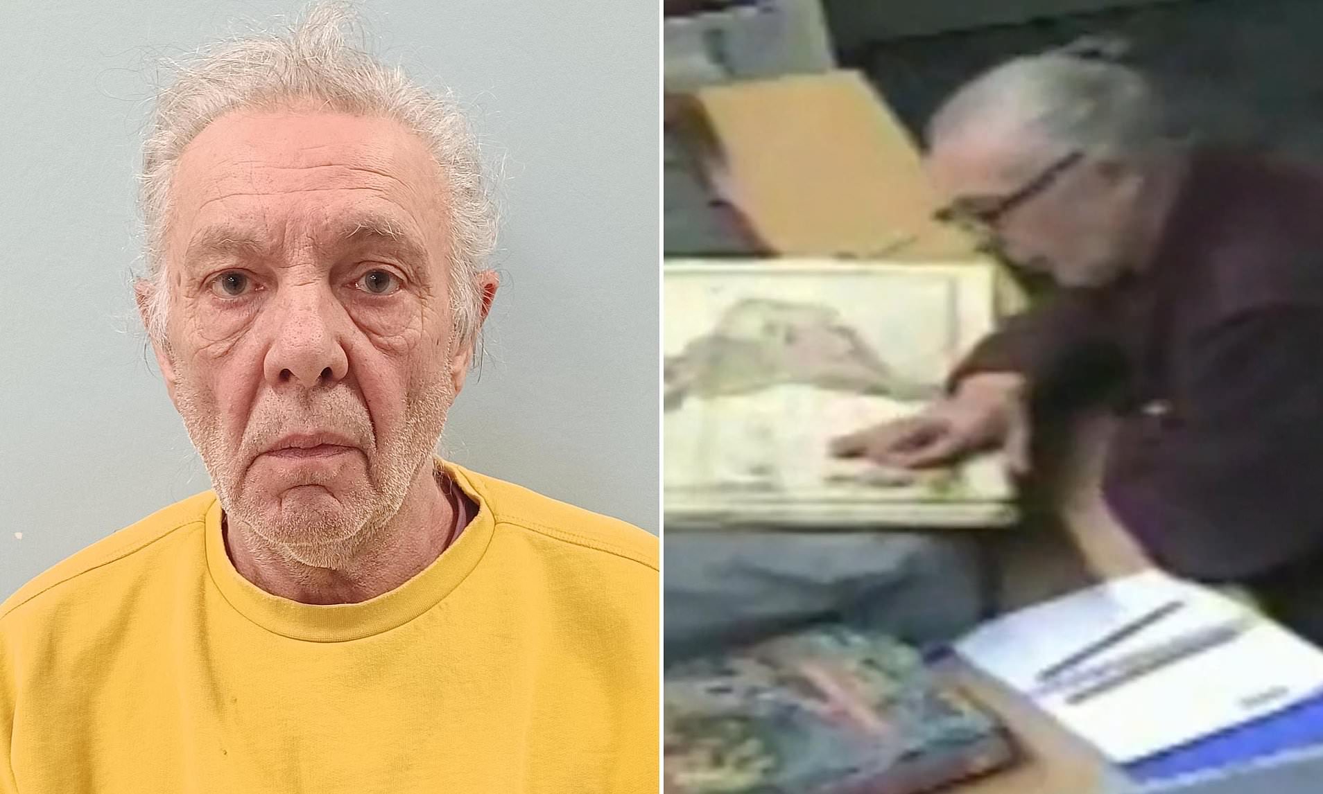Serial art thief who stole map from 350-year-old atlas in museum library is jailed for three years