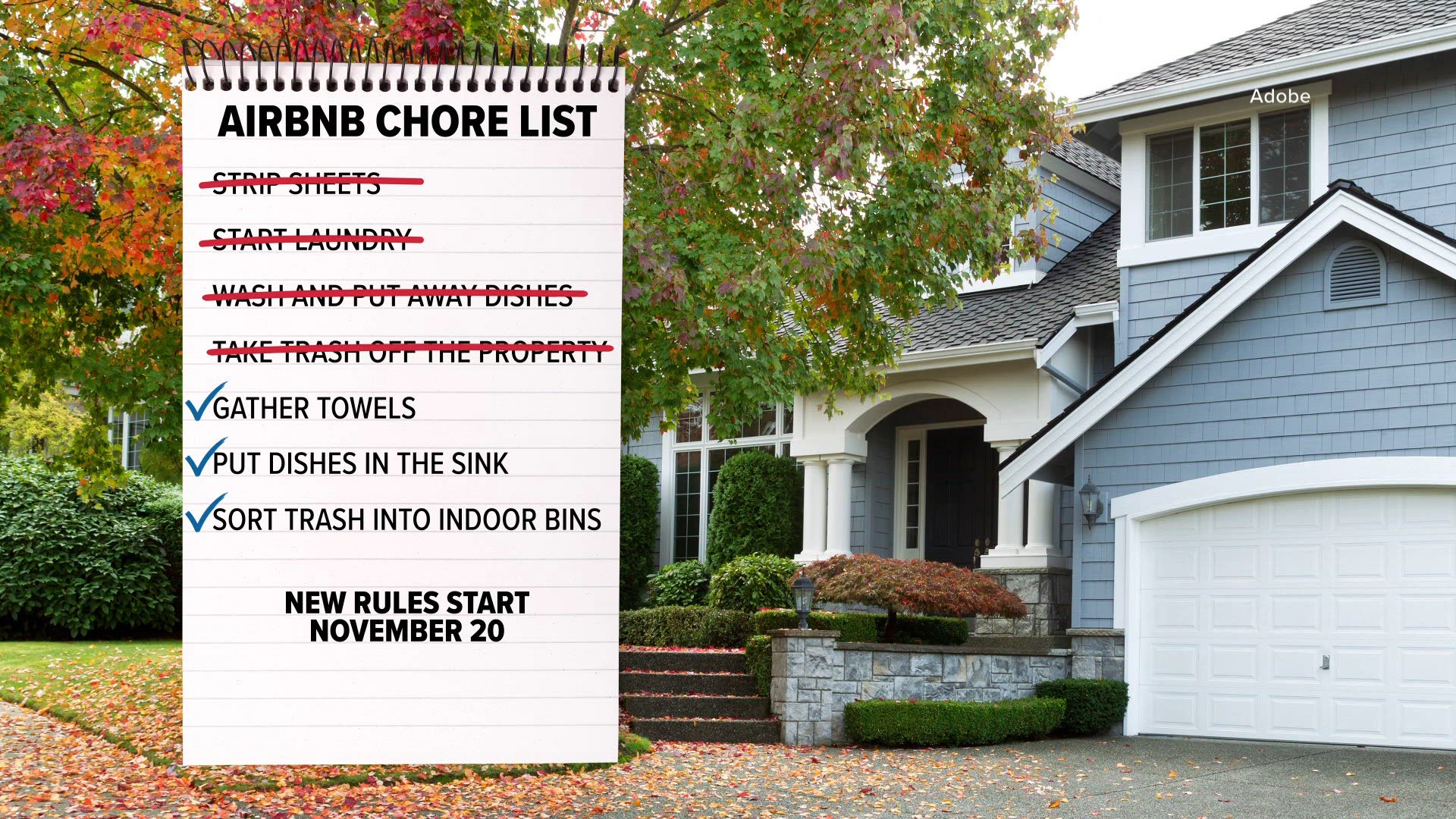 Airbnb limiting some hosts' chore lists