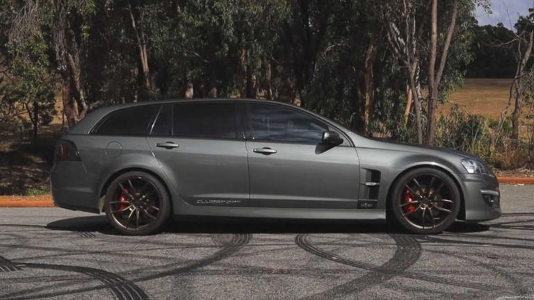 The Australian family wagon with a Corvette engine and a stick shift