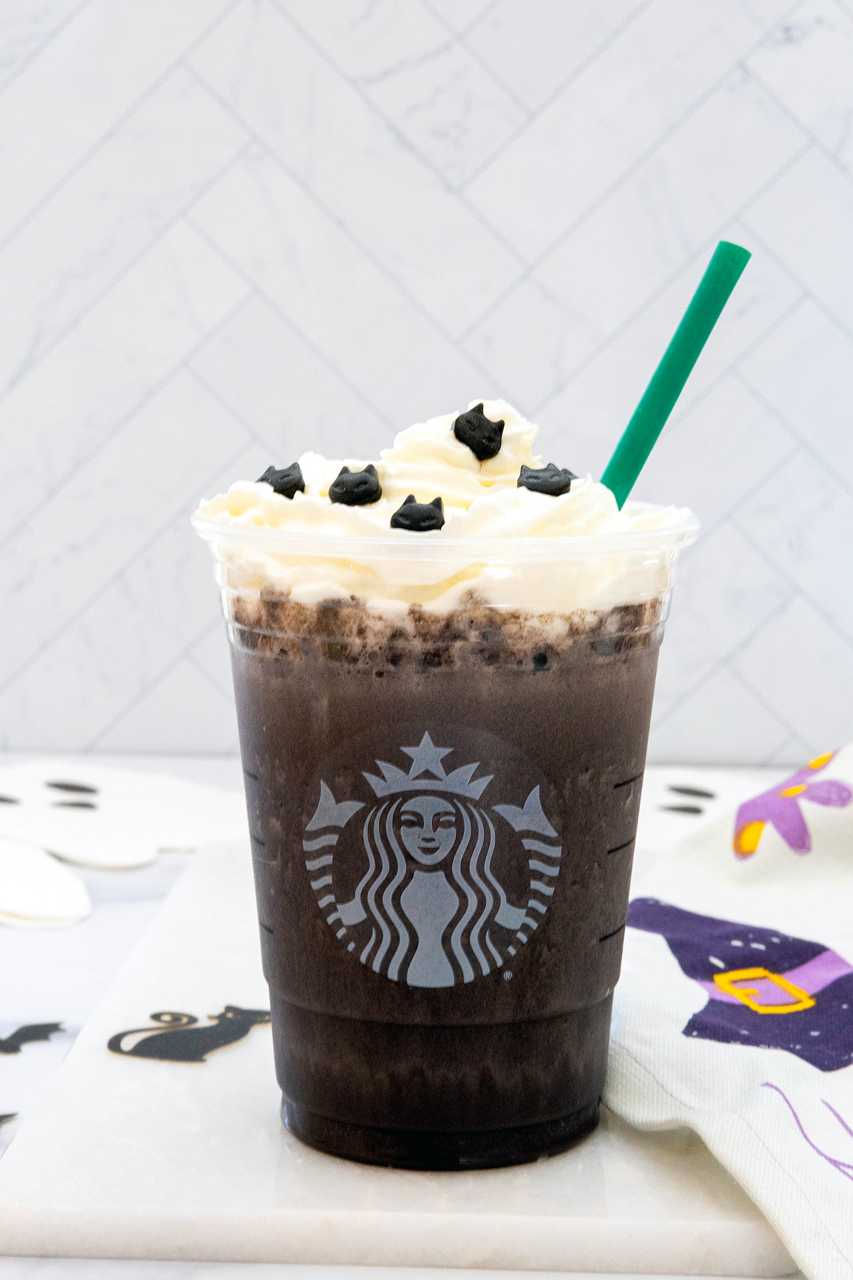 Black cat frappuccino Starbucks copycat