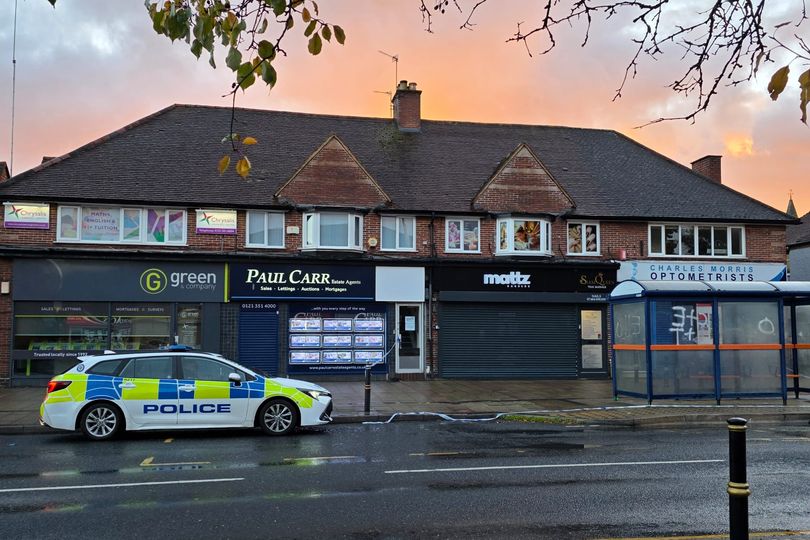 Tragedy as man dies at a Sutton Coldfield shopping parade