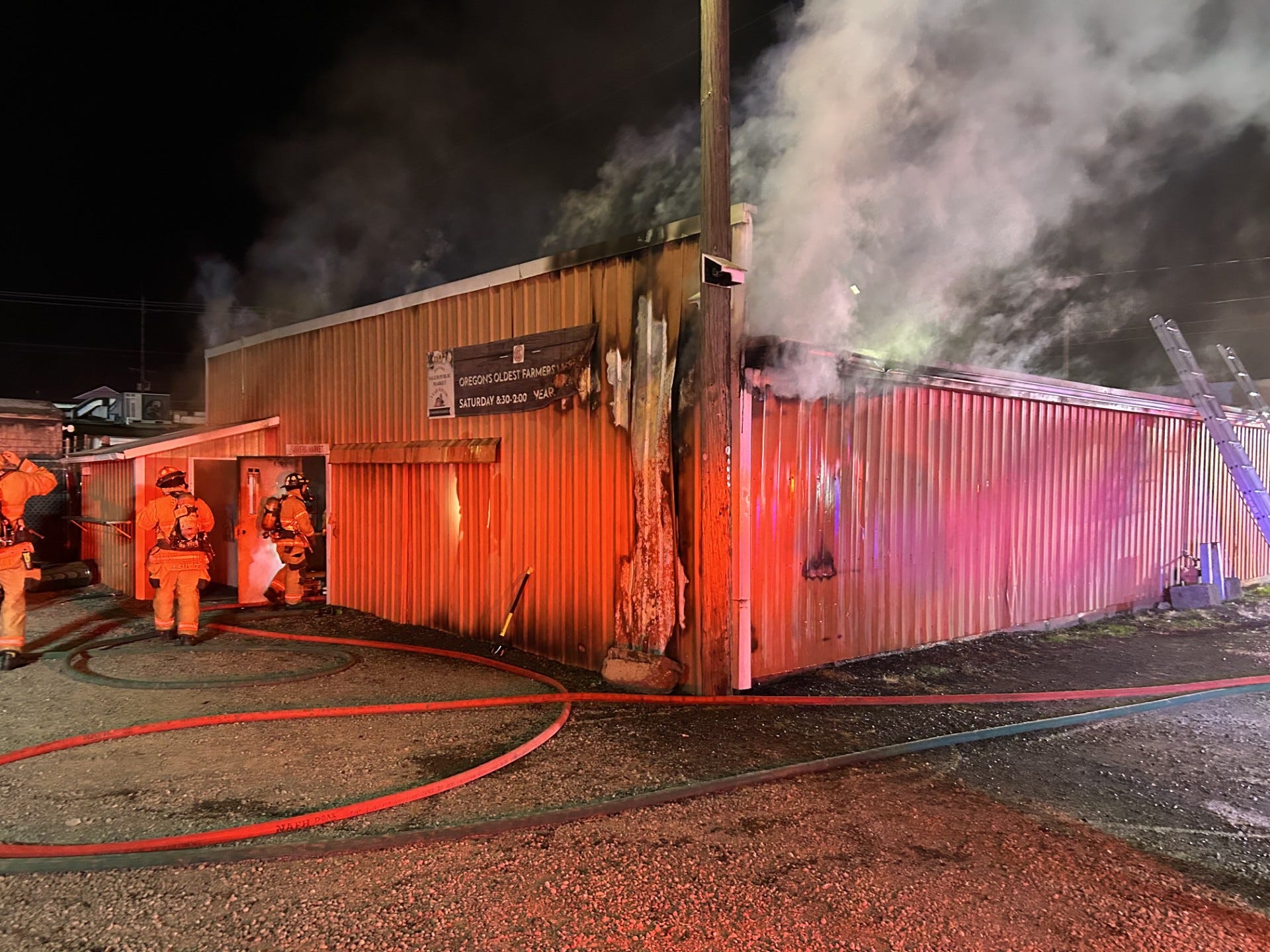 Salem man arrested in connection to fire at historic Oregon market