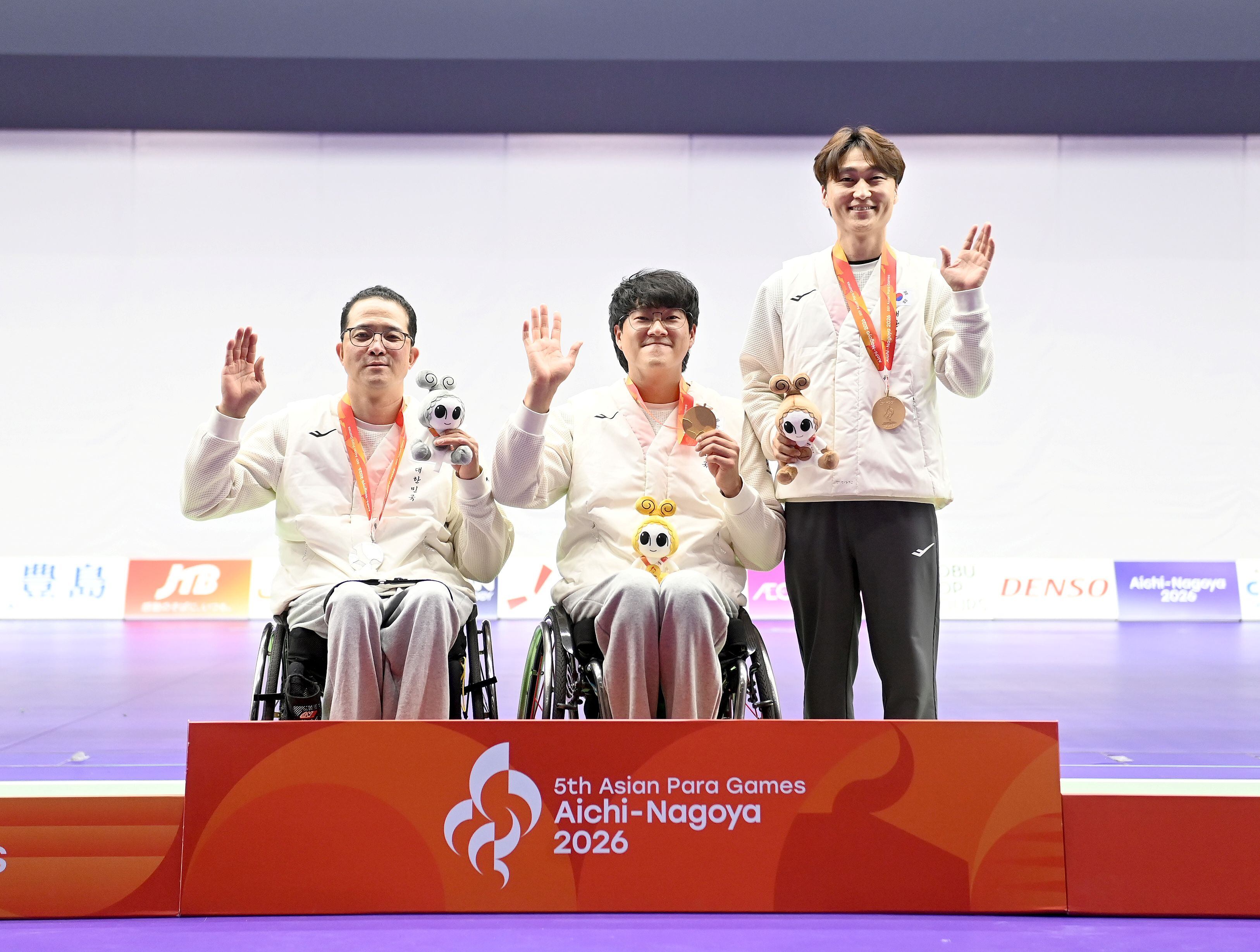 South Korea sweeps 50m rifle prone medals at Asian Para Games