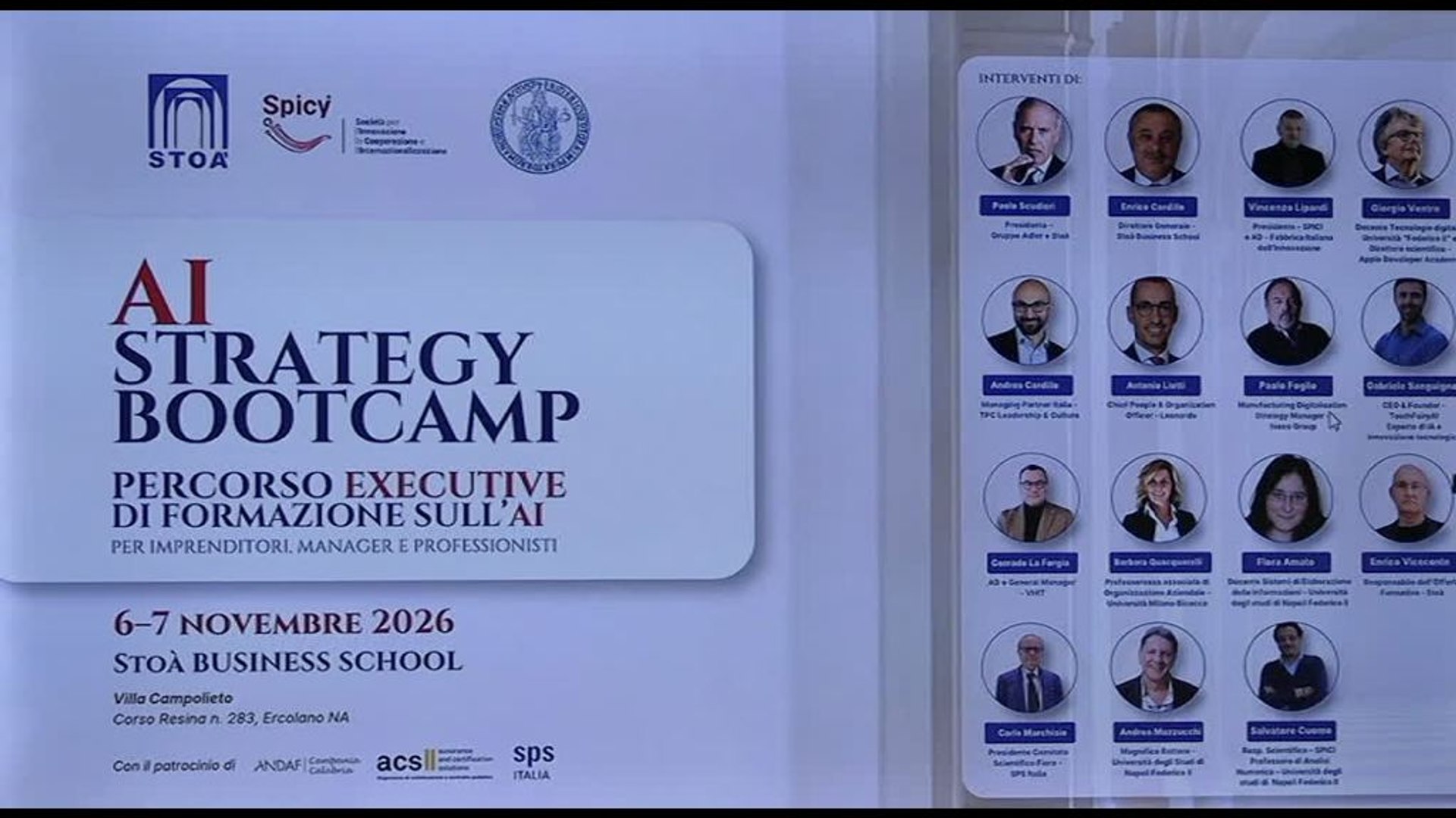 AI strategy bootcamp a Ercolano