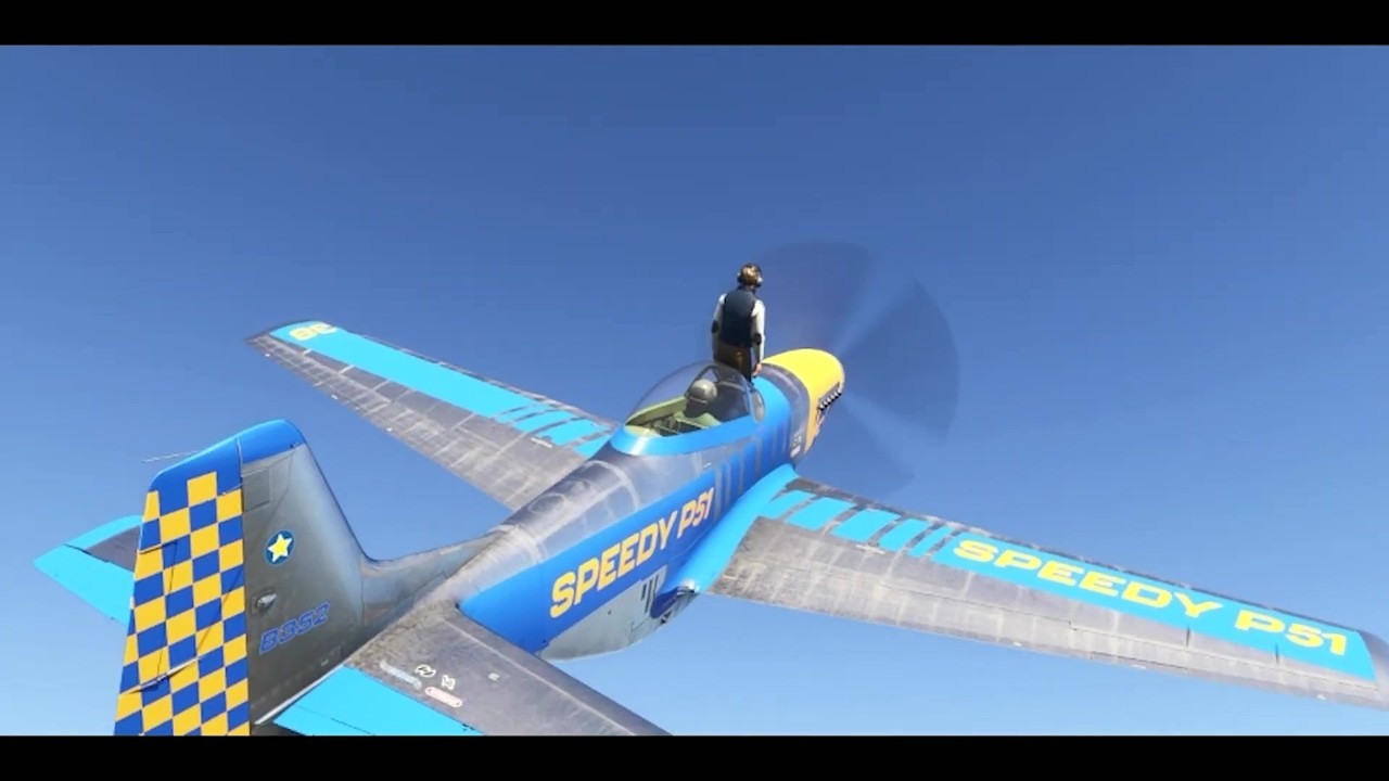 P-51 Mustang cockpit glitch in Microsoft Flight Simulator