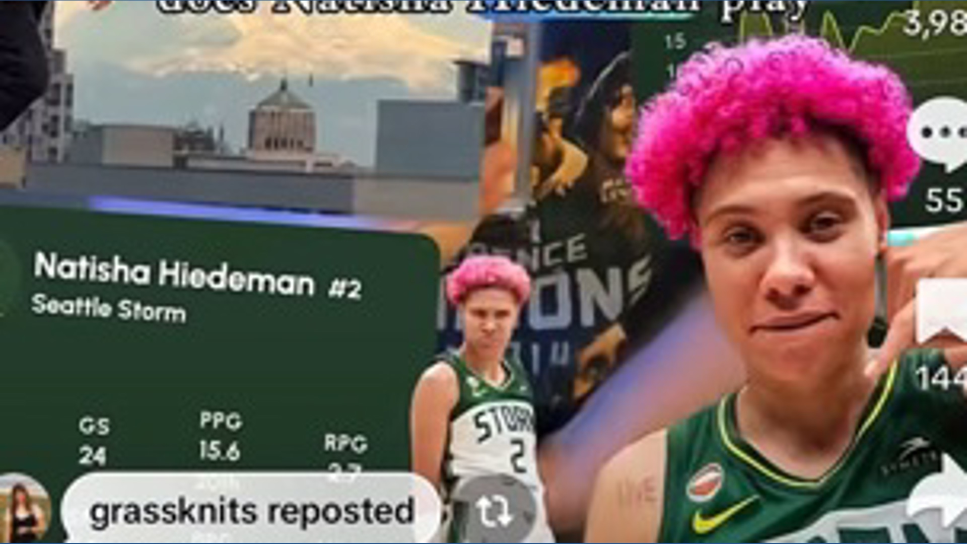 UW grad turns WNBA TikToks into college math course